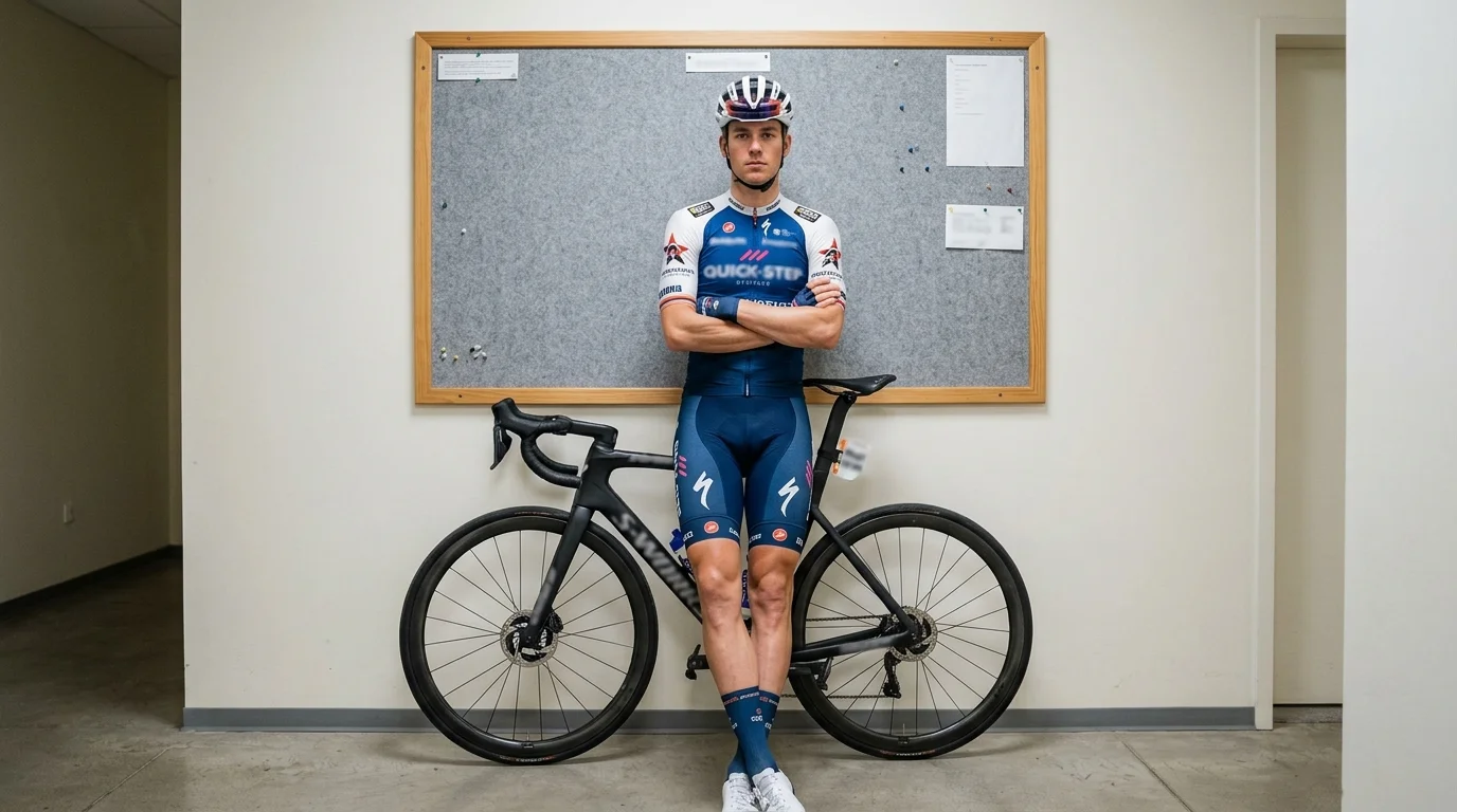 Колоездач с лиценз изправен пред правилото на UCI, забраняващо залаганията — член 1.1.088